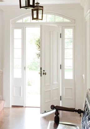 White Lepage Millwork door